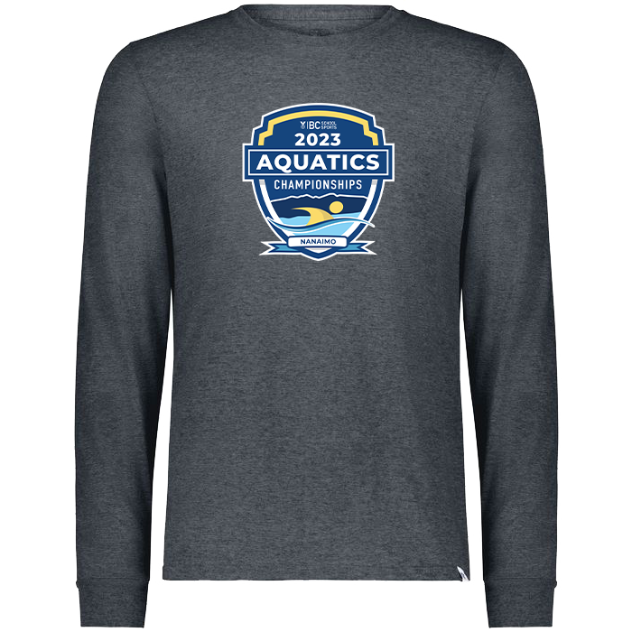 2023 Aquatics Long Sleeve Tee - Black Heather