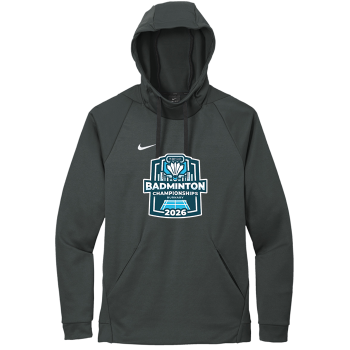 Nike Thermafit Hoodie - BCSS Badminton 2026 - Anthracite