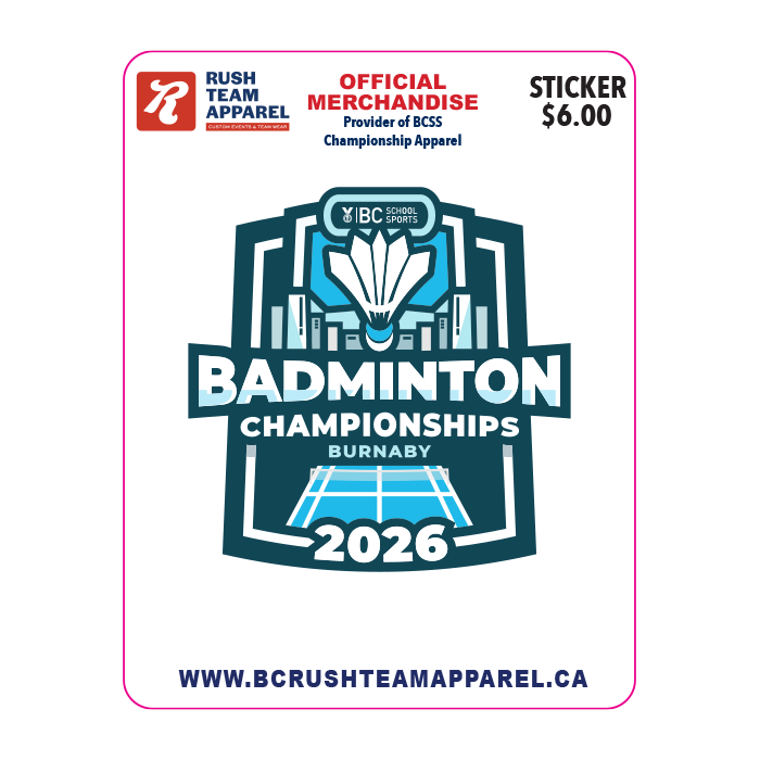 Sticker - BCSS Badminton 2026