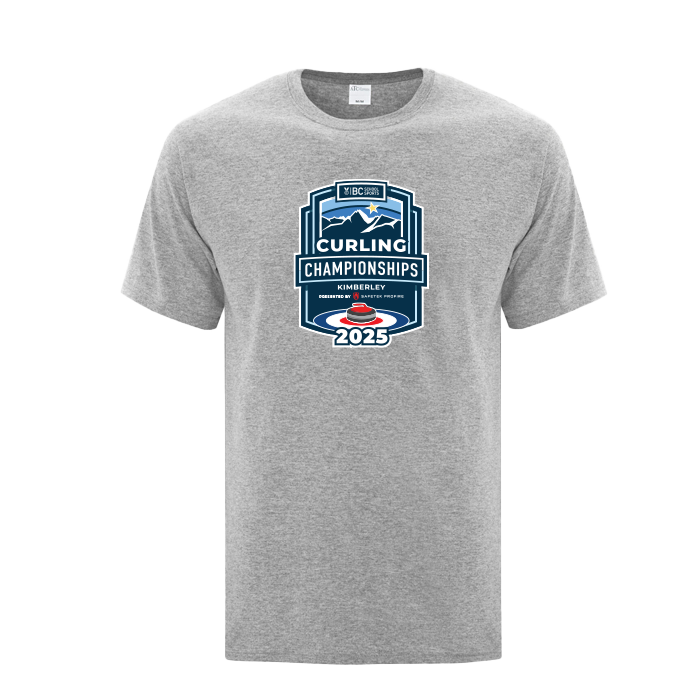 BCSS Curling 2025 Short Sleeve - Light Grey