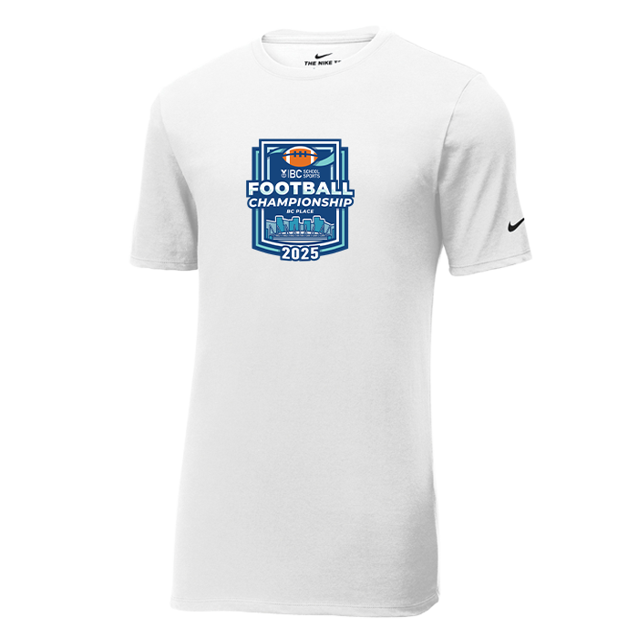 Nike Dri-Fit Cotton/Poly TEE Short Sleeve - BCSS Boys Football 2025 - White