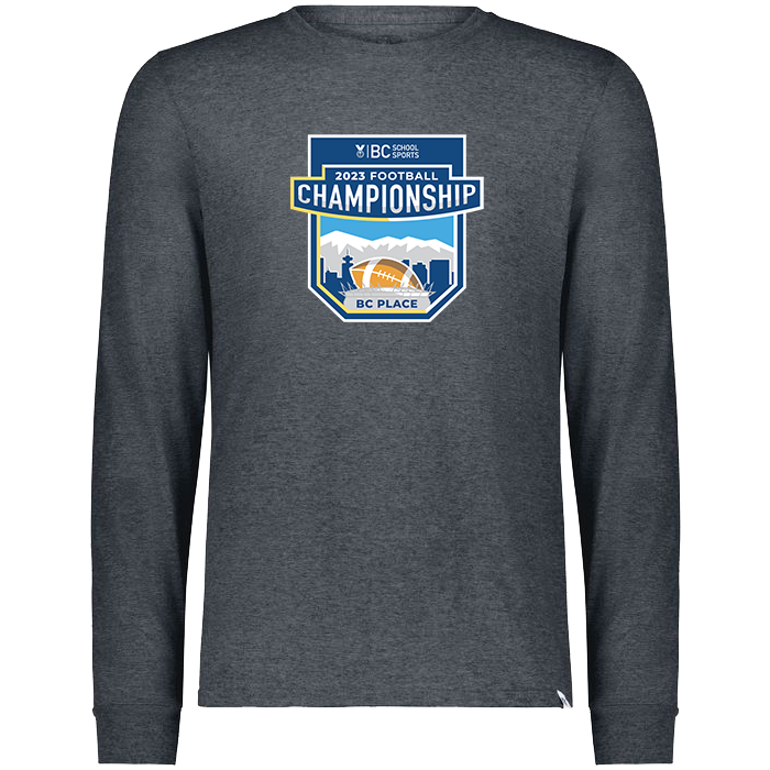 2023 Football Long Sleeve Tee - Black Heather