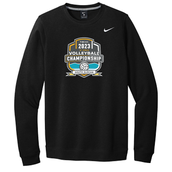 2023 1A Girls Volleyball Nike Crewneck - Black