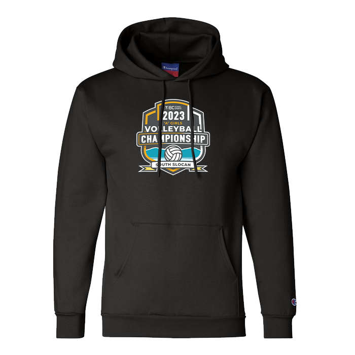 2023 1A Girls Volleyball Champion Hoodie - Black
