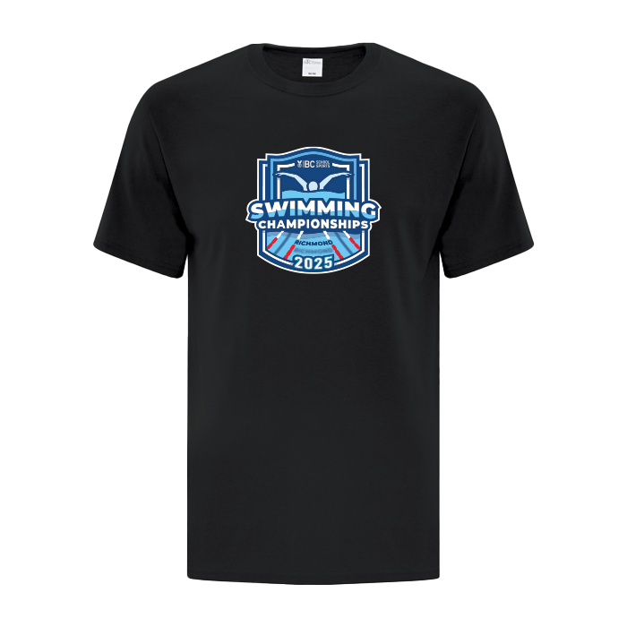Cotton Short Sleeve T - BCSS Swimming 2025 - Black