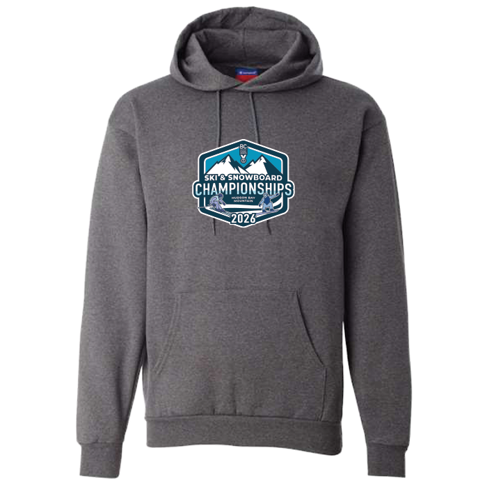 Champion Hoodie - BCSS Ski & Snowboard 2026 - Dark Grey Heather