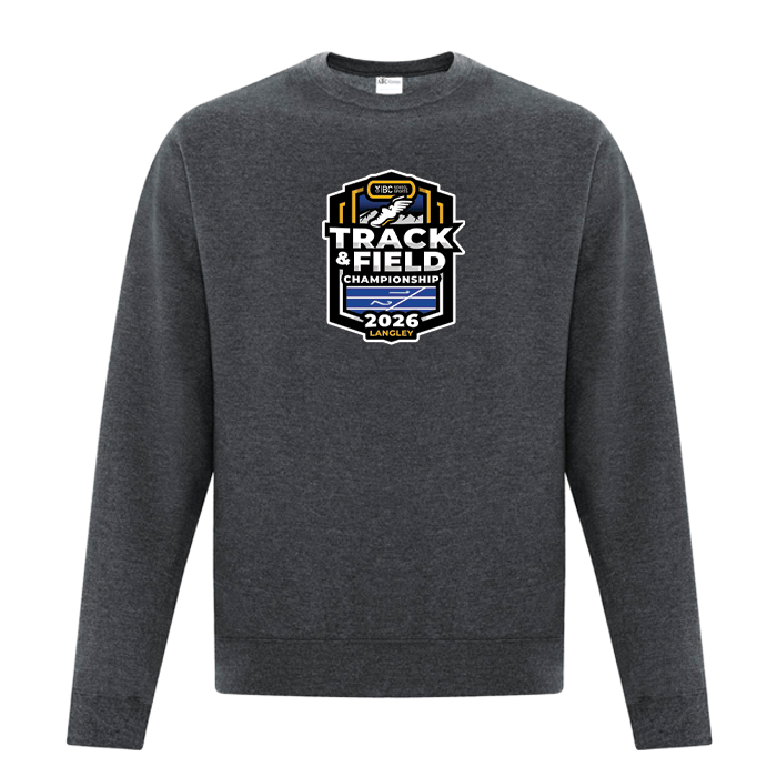 Crewneck - BCSS Track and Field 2026 - Dark Heather Grey