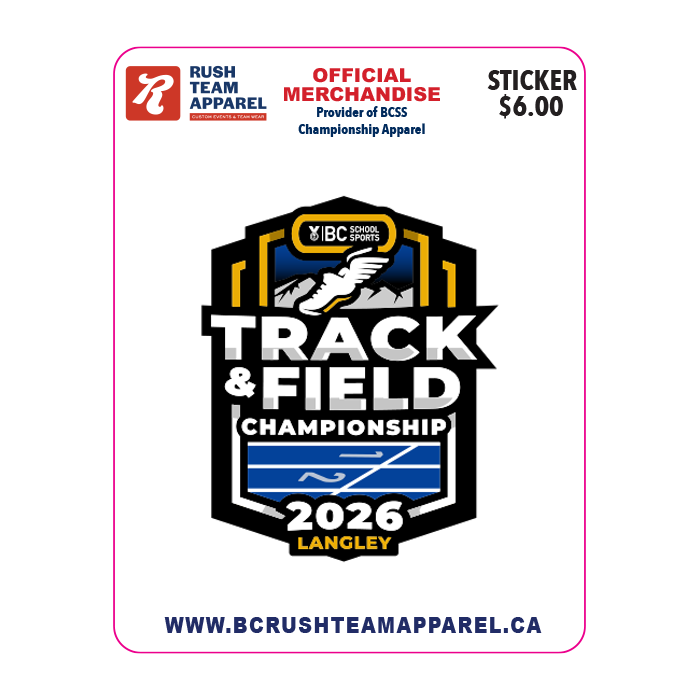Sticker - BCSS Track and Field 2026