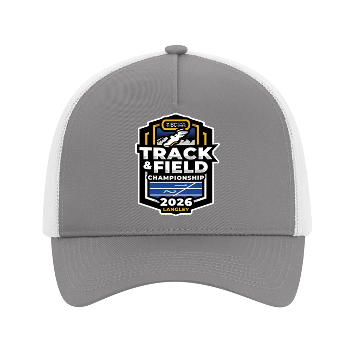 Trucker Hat - BCSS Track & Field 2026 - Grey/Black
