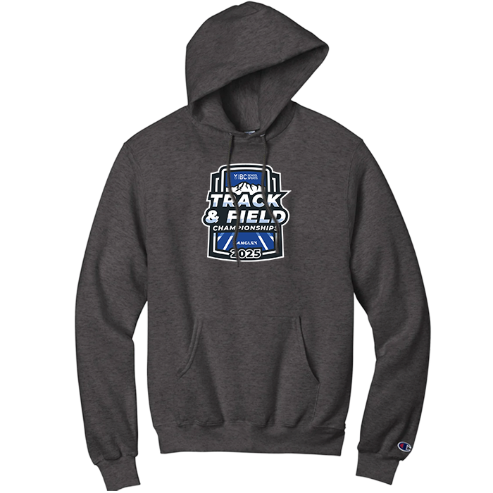 BCSS Track & Field 2025 'Champion' Hoodie - Dark Grey Heather