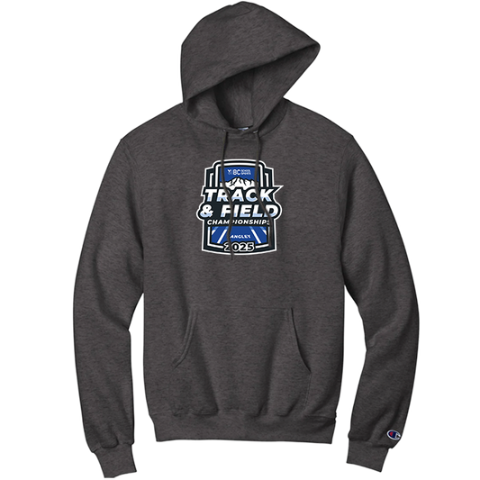 BCSS Track & Field 2025 'Champion' Hoodie - Dark Grey Heather