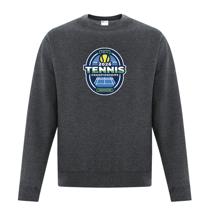 Crewneck - BCSS Tennis 2026 - Dark Heather Grey