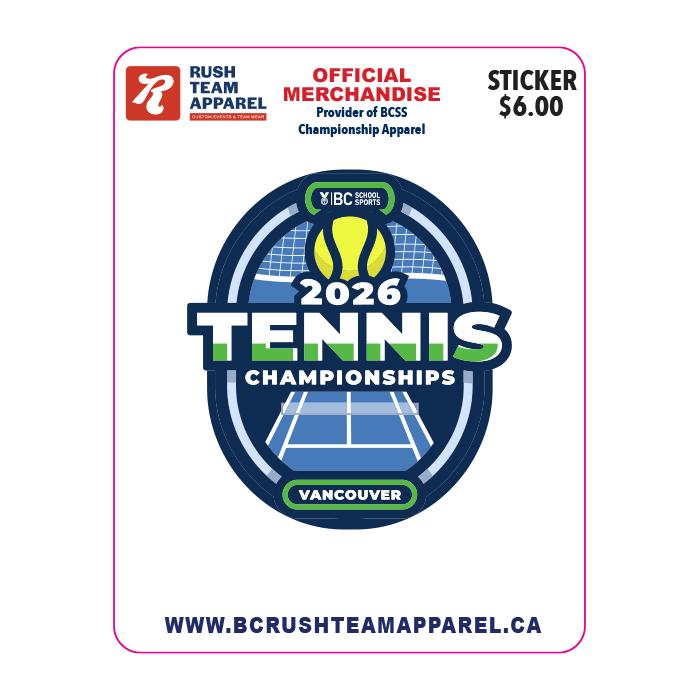 Sticker - BCSS Tennis 2026