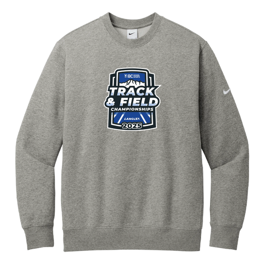 BCSS Track & Field 2025 Nike Crew - Light Grey