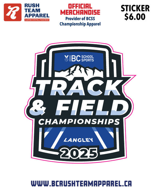 BCSS Track & Field 2025 Sticker