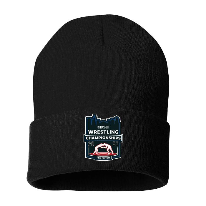 BCSS Wrestling 2025 Beanie - Black