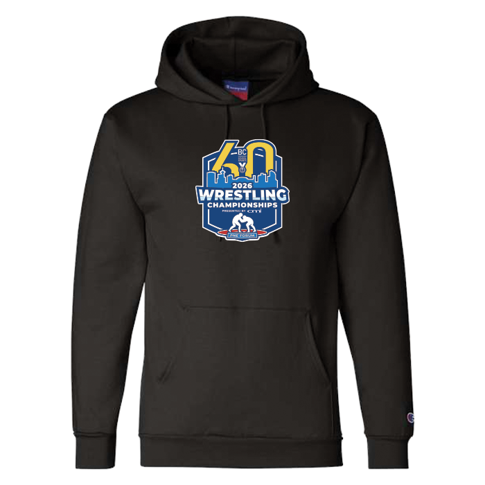 Champion Hoodie - BCSS Wrestling 2026 - Black