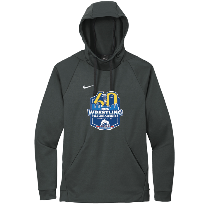 Nike Thermafit Hoodie - BCSS Wrestling 2026 - Anthracite