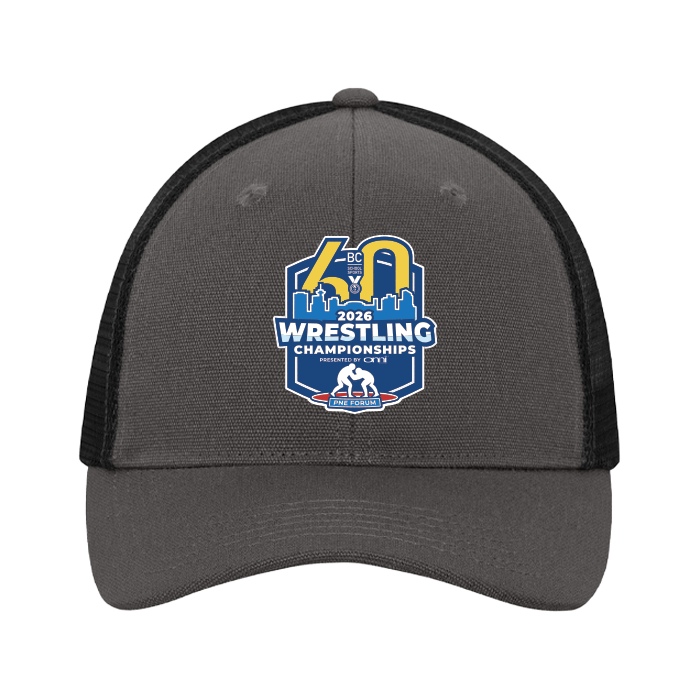 Trucker Hat - BCSS Wrestling 2026 - Grey/Black