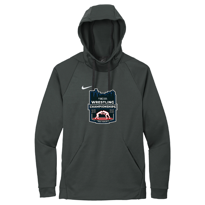 BCSS Wrestling 2025 Nike Hoodie - Dark Grey