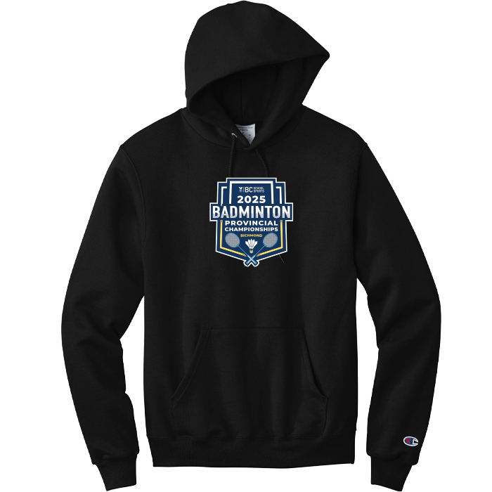 BCSS Badminton 2025 'Champion' Hoodie - Black