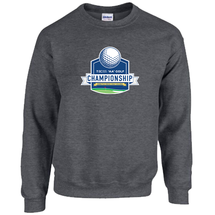 2A Golf Crewneck - Black Heather