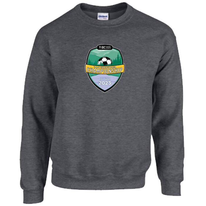 3A Girls Soccer Crewneck - Black Heather
