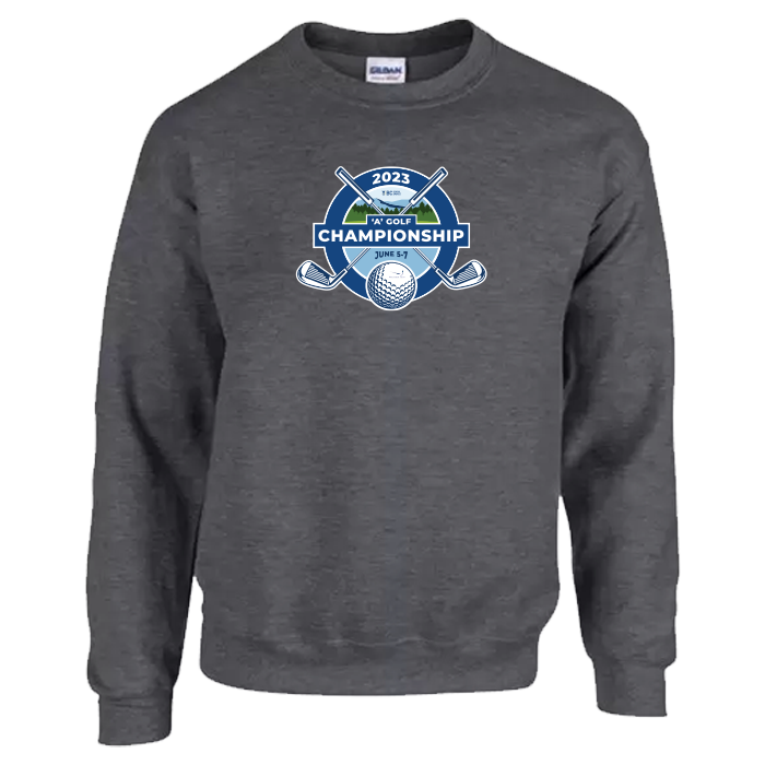 1A Golf Crewneck - Black Heather