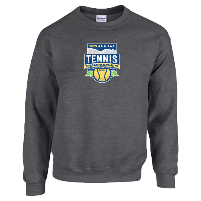 Tennis Crewneck - Black Heather