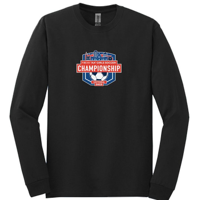 2A Girls Soccer Long Sleeve Tee - Black