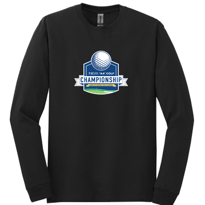 2A Golf Long Sleeve Tee - Black