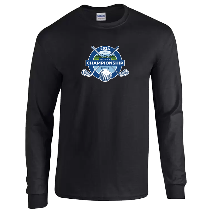 1A Golf Long Sleeve Tee - Black