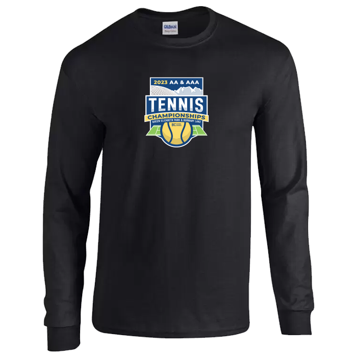 Tennis Long Sleeve Tee - Black