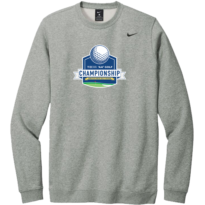 2A Golf Performance Crewneck - Dark Grey Heather