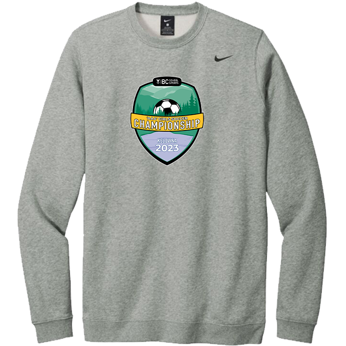 3A Girls Soccer Performance Crewneck - Dark Grey Heather