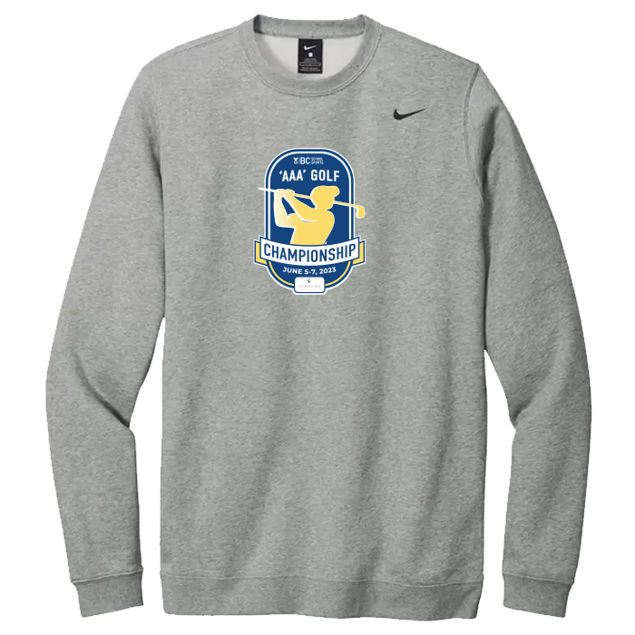 3A Golf Performance Crewneck - Dark Grey Heather