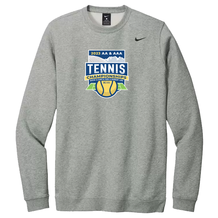 Tennis Performance Crewneck - Dark Grey Heather