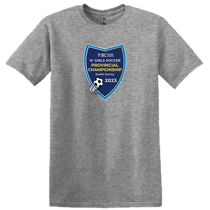 1A Girls Soccer Short Sleeve Tee - Graphite Heather