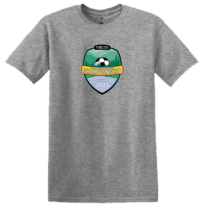 3A Girls Soccer Short Sleeve Tee - Graphite Heather