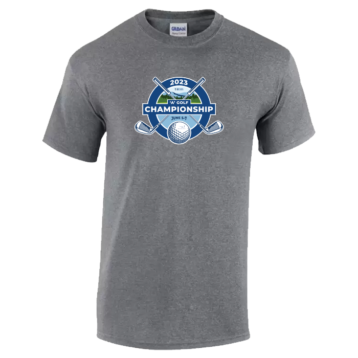 1A Golf Short Sleeve Tee - Graphite Heather