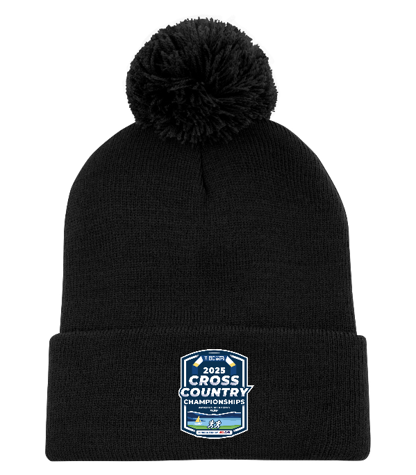 Toque with Pom - BCSS Cross Country 2025 - Grey/Black