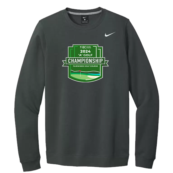 2024 1A Golf Nike Crewneck - Anthracite