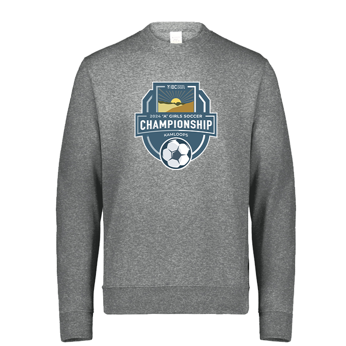 2024 1A Girls Soccer Crewneck - Platinum Heather