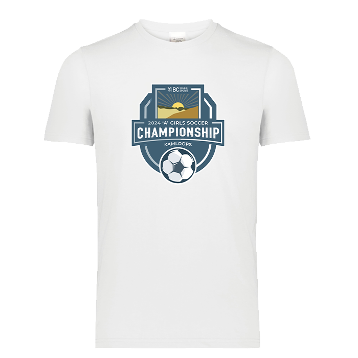 2024 1A Girls Soccer Short Sleeve - White