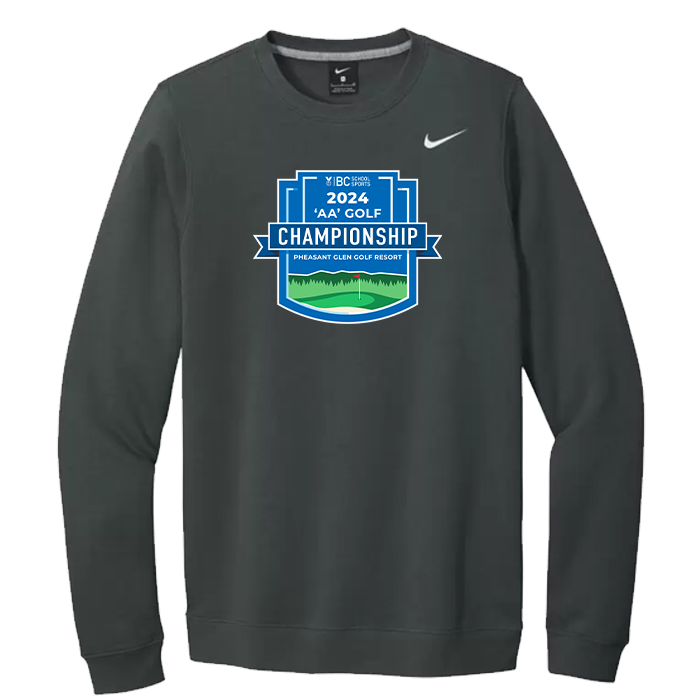 2024 2A Golf Nike Crewneck - Anthracite