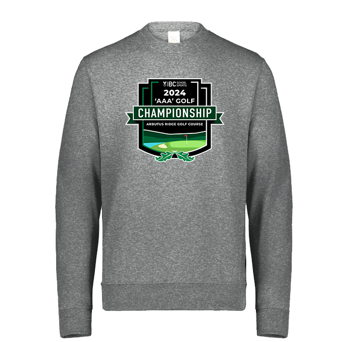 2024 3A Golf Crewneck - Platinum Heather