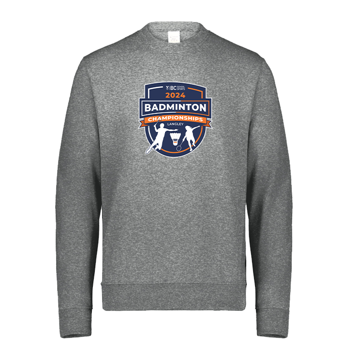 2024 Badminton Crewneck - Platinum Heather
