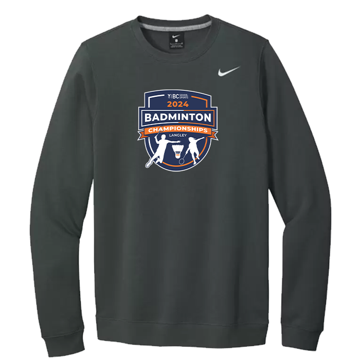2024 Badminton Nike Crewneck - Anthracite