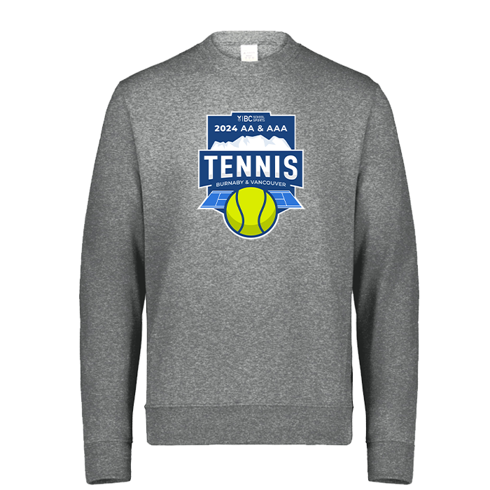 2024 Tennis Crewneck - Platinum Heather