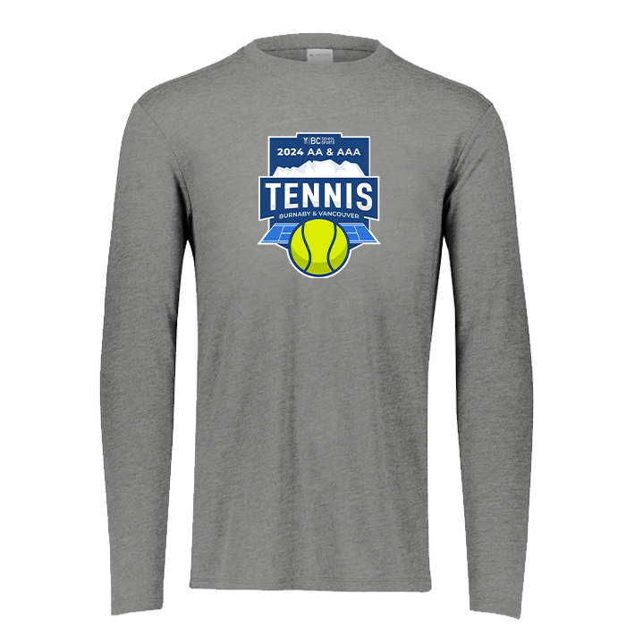 2024 Tennis Long Sleeve - Grey Heather